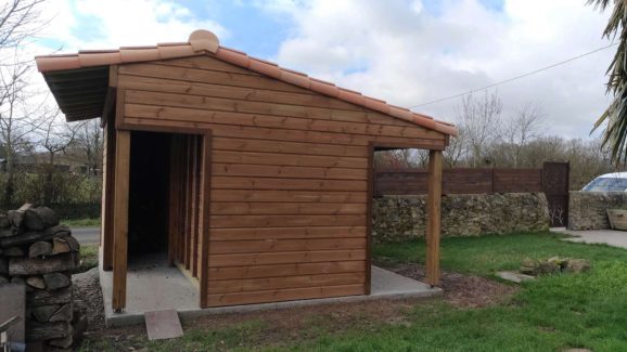 bouaye abri de jardin buche barreau paysage