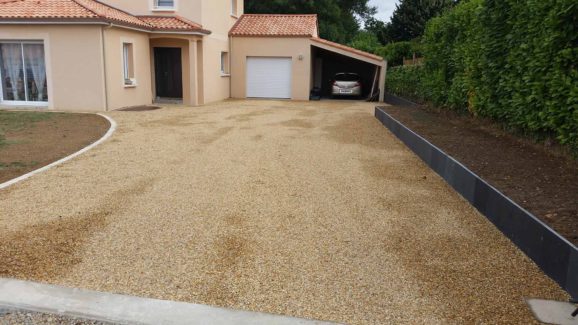 gravillonnage missilac 44 barreau paysage