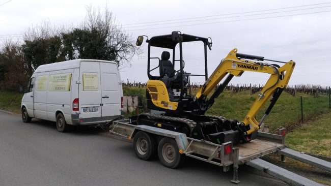 mini pelle barreau paysage 2018