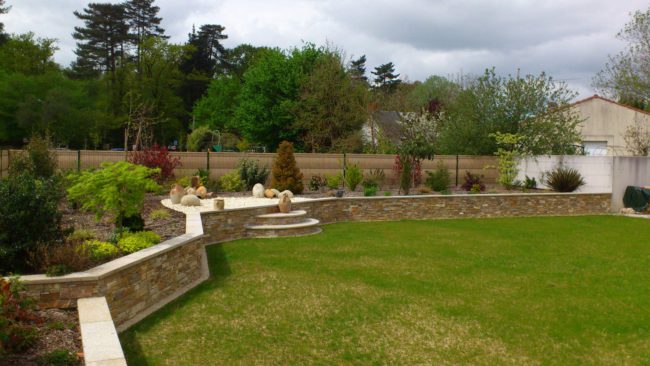Maçonnerie jardinière Barreau Paysage 44