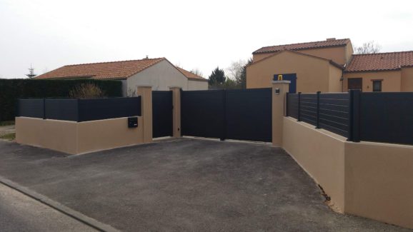 muret et piliers paysagiste Machecoul 44